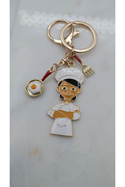 Jerie Chef Figure Charm Keychain