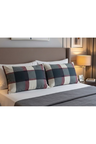 Taç Flannel Pillowcase Set – 2 Pieces, 50X70 Cm, 100% Cotton
