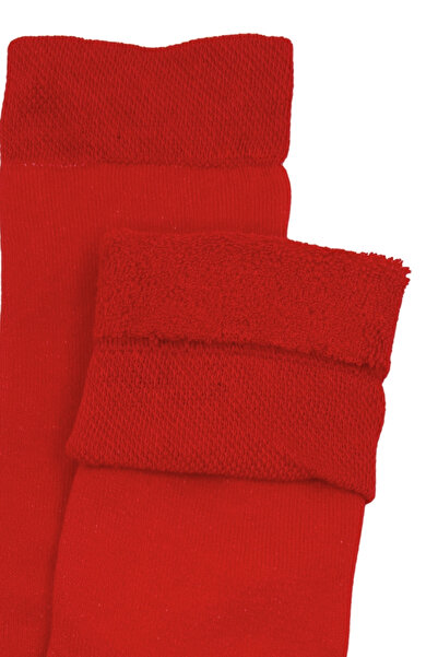 Sofist İstanbul Christmas Themed Cotton Towel Socks Set of 2 Soft Christmas Patterned Socks Set in a Special Gift Bag