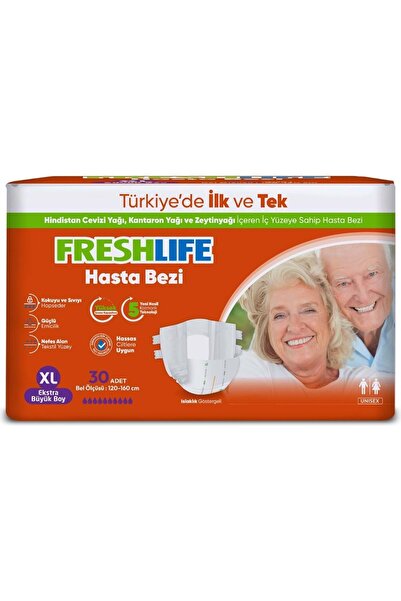 Freshlife Adult Diaper with Waist Band XL - Extra Large - Extra Large 150 Pieces (5Pk*30)