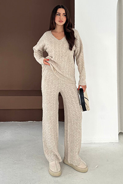 Noa Noa Women's Knitted Sweater Set – Cozy Texture