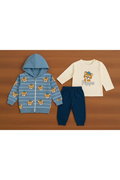 minella kids Baby Boy Printed 3-Piece Set 9/24 Months