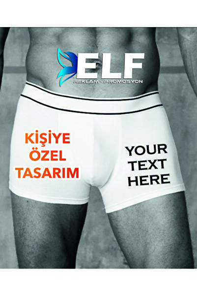 ELF REKLAM Kişiye Özel İsimli Boxer