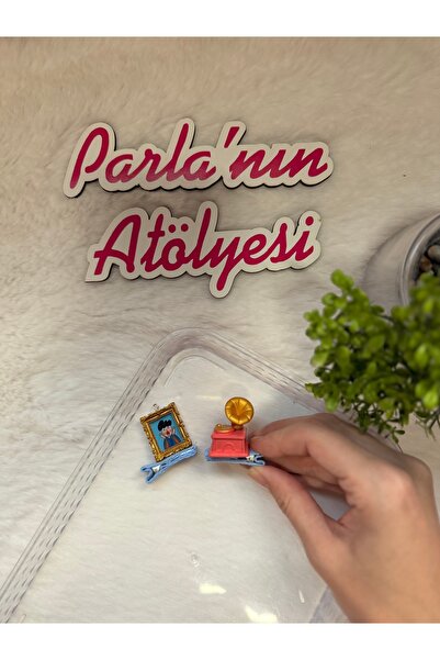 SOFT Дівчача 3D-кліпса з подвійною застібкою, спеціальний дизайн, грамофон