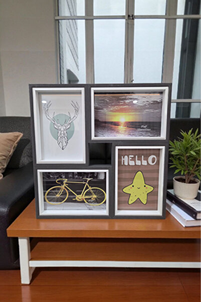 BSP 4LÜ ÇOKLU RESİM ÇERÇEVESİ (2AD 15*10 YATAY 2AD 10*15 DİKEY