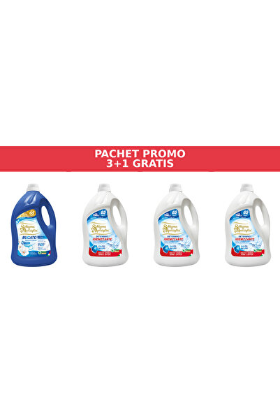 Schiuma di Marsiglia PACHET PROMO 3+1 – FRESCHEZZA & IGIENIZZANTE – 4 x 5L