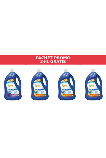 Schiuma di Marsiglia PACHET PROMO 3+1 – BUCATO LAVANDA & ARANCIO NARCISO – 4 x 5L