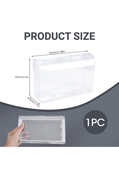 HOOKOR Dual-Mode Outlet Cover Box Type 86 Waterproof Socket & Light Switch Protector for Child Safety (2 se