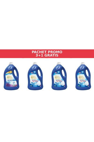 Schiuma di Marsiglia 3+1 PROMO PACKAGE – LAVENDER & GREASING DETERGENT – 4 x 5L
