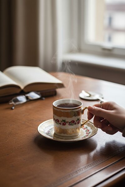 ROY KING 6'LI KAHVE FİNCANI 90 CC YNS 028