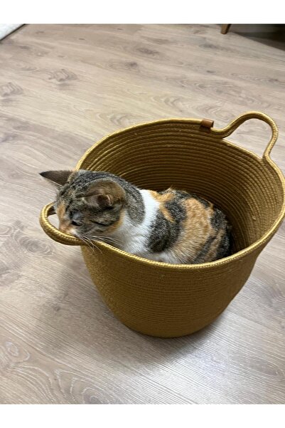 eftlyhome Jute, Toy Basket, Teddy Bear, Gift, Design, Room, Dowry Basket, Pet, Multi-Purpose Basket