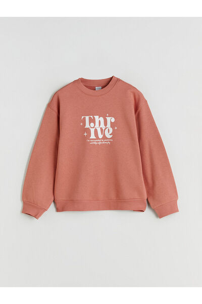LC Waikiki Özmarka New Season Crew Neck Girls' Sweatshirt