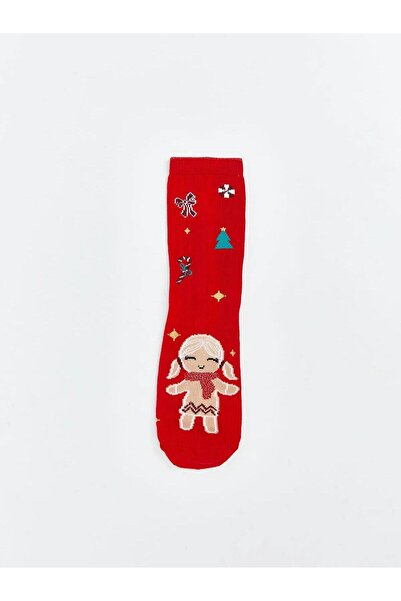 LC Waikiki New Year's Themed Girls' Socks 3-Piece (W5)
