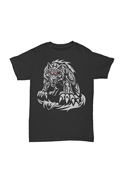 l'eivor Jacob Fatu - Wolf Printed Cotton T-Shirt