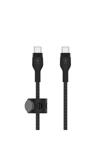 Belkin CAB011DS1MBK BoostCharge Pro Flex 60W USB-C to USB-C 1M Kablo - Siyah