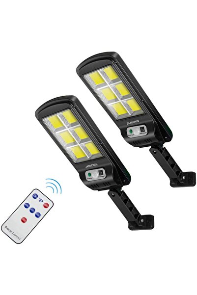 Teknova Teknova LED solar lamp, 30W, 160 LEDs, Motion Detection, with Remote Control, Wide Angle