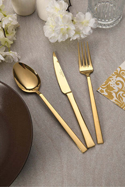 Asi Home 18-Piece Gold Cutlery Set BNLTLN 18 GOLD by