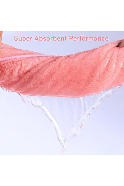 Generic UNITRIP Girls Coral Fleece Wrap Towel, Cartoon Rabbit, Headband & Double Buckle, Bath/Beach, 3-12 yr