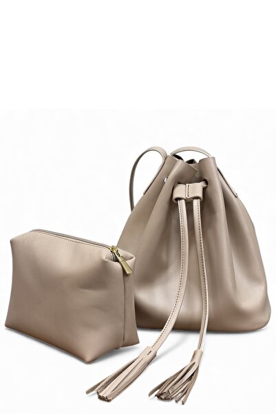 MaVaux Urban Series 100% Genuine Leather Modern Design Shoulder, Crossbody Bag with Tassels