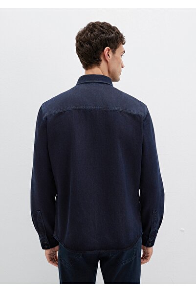 Mavi Roy Lux Black Midnight Blue Slim Fit Jean Shirt