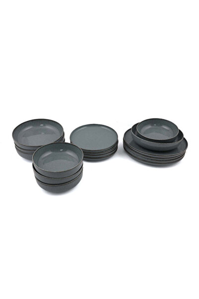 Asi Home 16-Piece Dinnerware Set, Model 16, Porcelain, Turquoise