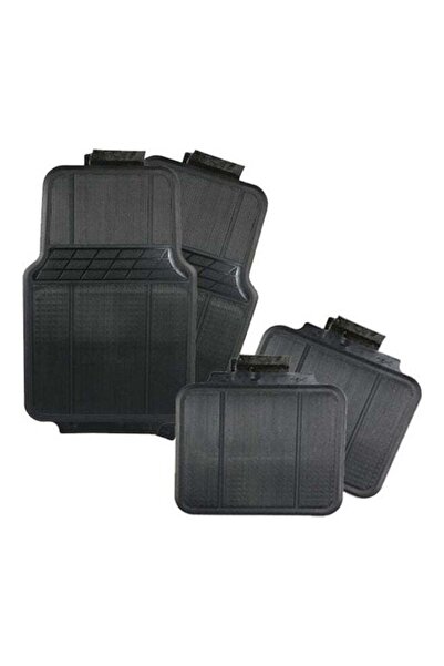 AGC سجادات أرضية السيارة - 4 قطع (أسود)