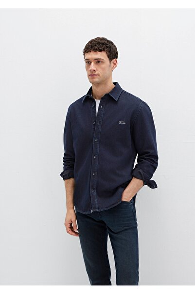 Mavi Roy Lux Black Midnight Blue Slim Fit Jean Shirt