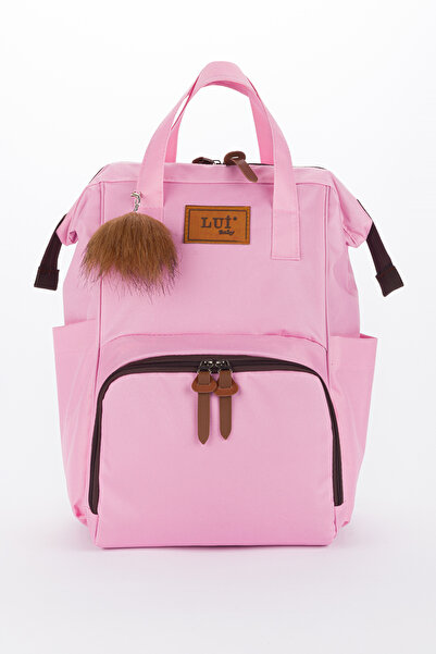 Lui Baby Mother Baby Care Backpack with Thermal Bottle Compartment, Strap Attachment and Keychain Gift