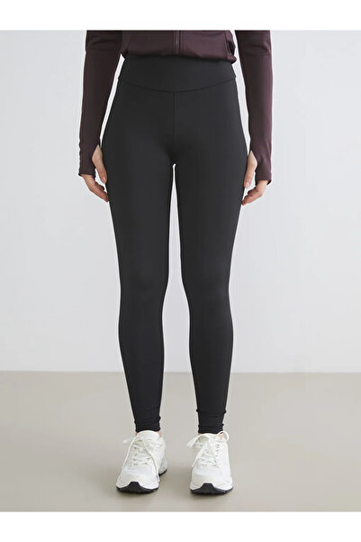 LC Waikiki Koor sport black high waist Shaping / Sculpting women's sports leggings