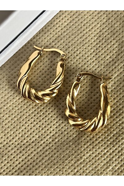 BİJUKO TAKI Stilinizi Parlatın أقراط فيفيان على شكل حلقة ملتوية، تصميم مستوحى...