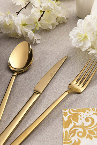 Asi Home 18-Piece Gold Cutlery Set BNLTLN 18 GOLD by