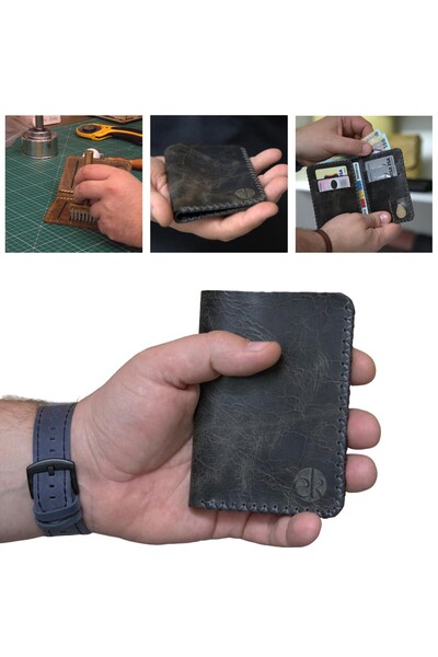 ELYK Creation Wallet, made of genuine leather, Jack M