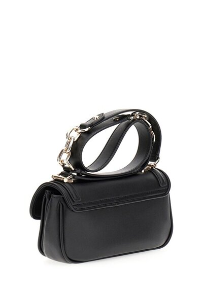 Guess Dámská taška přes rameno s řetízkovým popruhem - černá