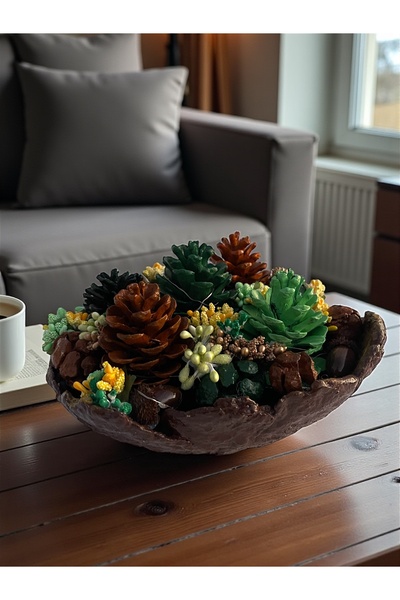 Bukiro Design Decorative Bowls Cone Decorative Bowl Led Lighted Bowl 25×22 cm