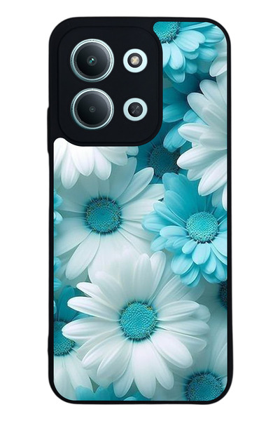 Aksel Kılıf متوافق مع Xiaomi Redmi 15C مطبوع ، أسود غير لامع، سيليكون ناعم، و...