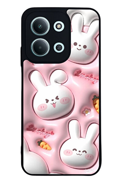 Xiaomi Redmi 15c Compatible Printed, Matt Black,Soft Silicone, Protective,Shock Absorbing Cover,Case