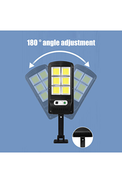 Teknova Teknova LED solar lamp, 30W, 160 LEDs, Motion Detection, with Remote Control, Wide Angle