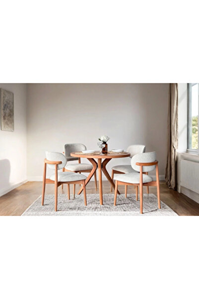 SEZBİL mutfak masa takımı ahşap masa takımı bohem masa