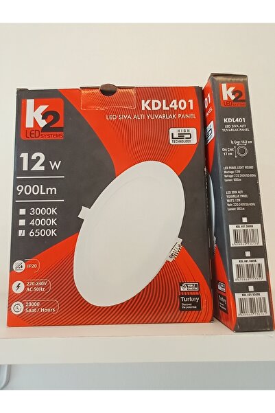 K2LED Sıva altı Spot 12 W