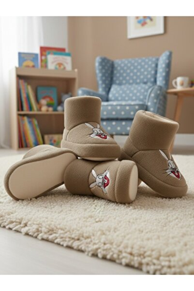 casso Children's Cute Animal Figure Slippers, Non-Slip Sole Kindergarten Nursery Shoes, Home Shoes