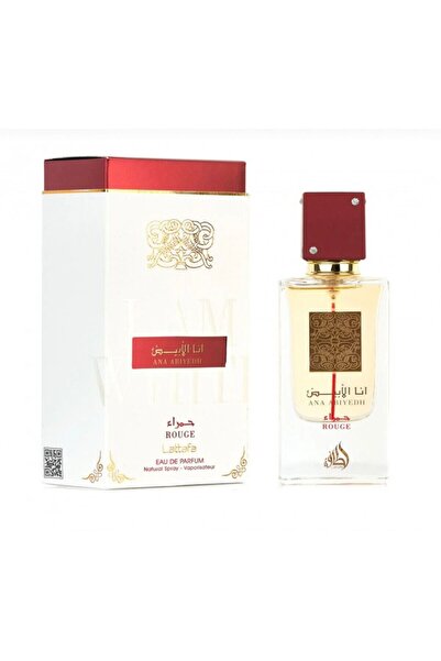 Lattafa perfumes Lattafa Ana Abiyedh Rouge, Apa de Parfum, Unisex, 60 ml