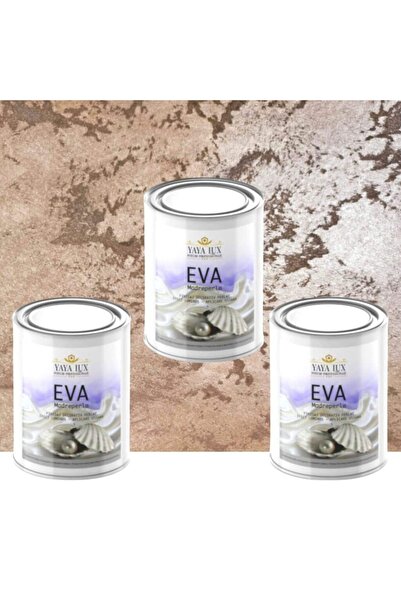 YaYa Color Promotional Package 1.5L, Luxury Decorative Paint, Eva Madreperla with Glass Flakes, Dark Brown