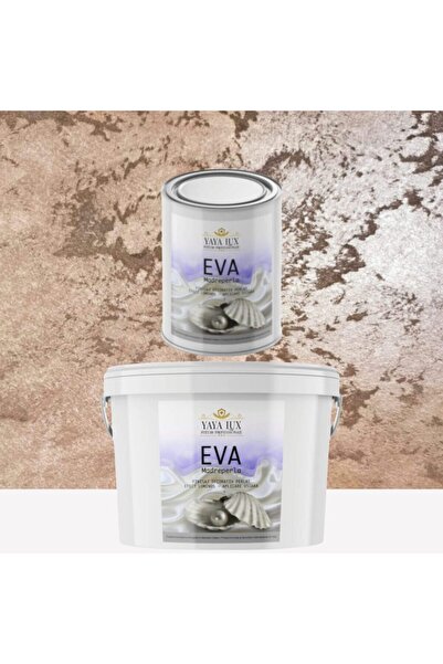 YaYa Color Package 2 L + 1 L Free, Luxury Decorative Paint, Eva Madreperla with Glass Flakes, Dark Brown