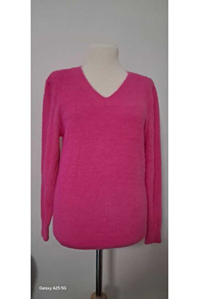 Zoe pembe triko tunik bluz