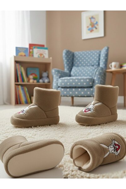 casso Children's Cute Animal Figure Slippers, Non-Slip Sole Kindergarten Nursery Shoes, Home Shoes