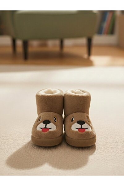 casso Children's Cute Animal Figure Slippers, Non-Slip Sole Kindergarten Nursery Shoes, Home Shoes