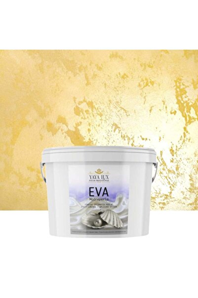 YaYa Color Vopsea decorativa de Lux, Eva Madreperla cu Fulgi de Sticla, Galbe...
