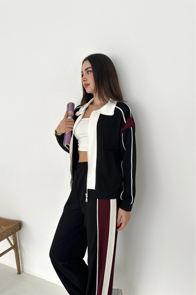 Meine Liebe Unterwäsche Paneled Zippered Modal Set