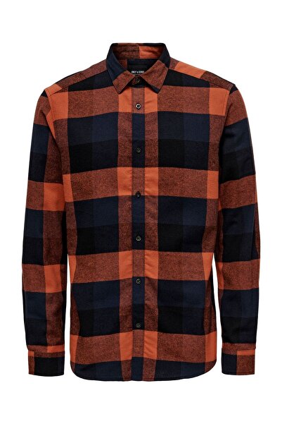 Only & Sons ONSGUDMUND LS 3T CHECK SHIRT NOOS Muška crvena UK košulja - 22020301