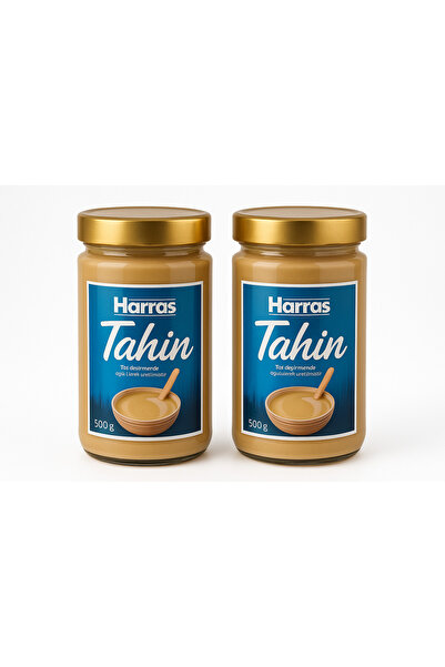 Harras Taş Değirmende Öğütülmüş Tahin – 2’li Avantajlı Set (500 g x 2)